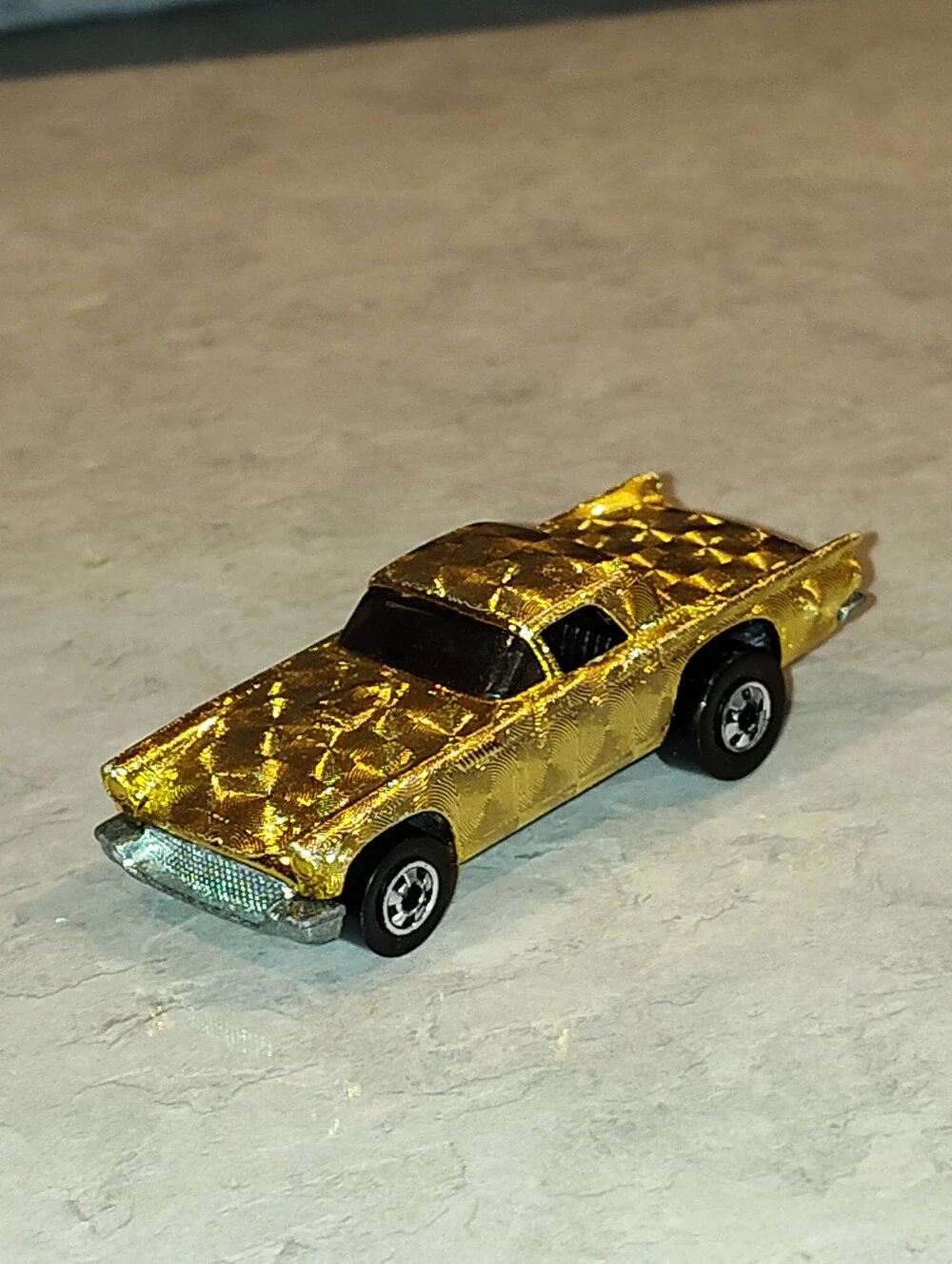 5 VTG HOT WHEELS 57' THUNDERBIRD 57' CHEVY 66' CHEVY NOVA SS & 2 MONSTER TRUCKS